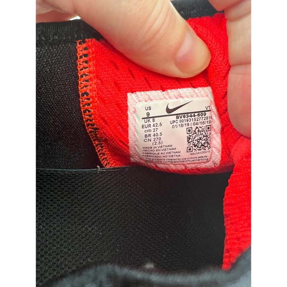 Nike ACG React Terra Gobe 5 Trail Running Sneakers Red Black Men's Size 9 - Picture 4 of 9